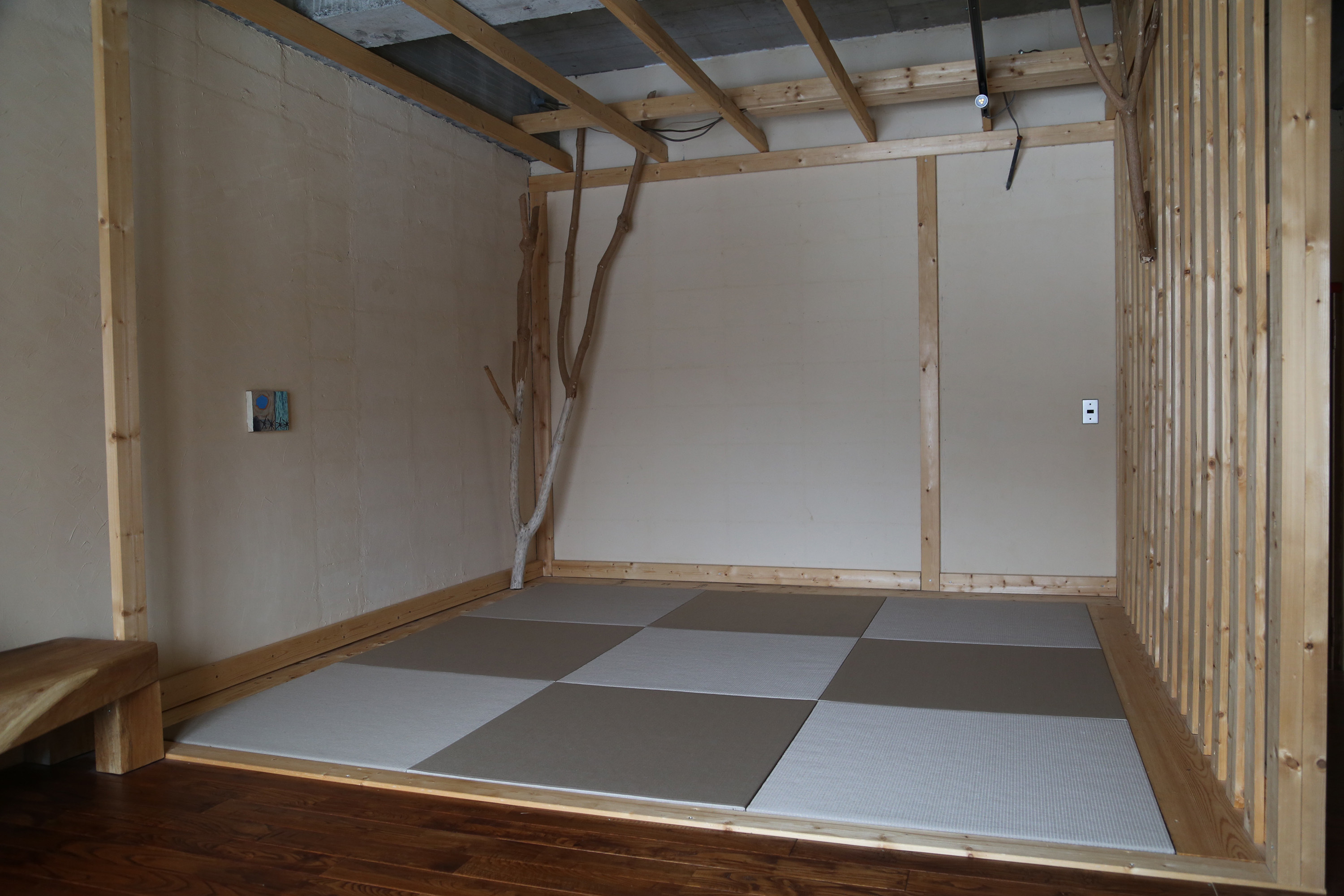 新しいアートが期待される　琉球畳の寝室
