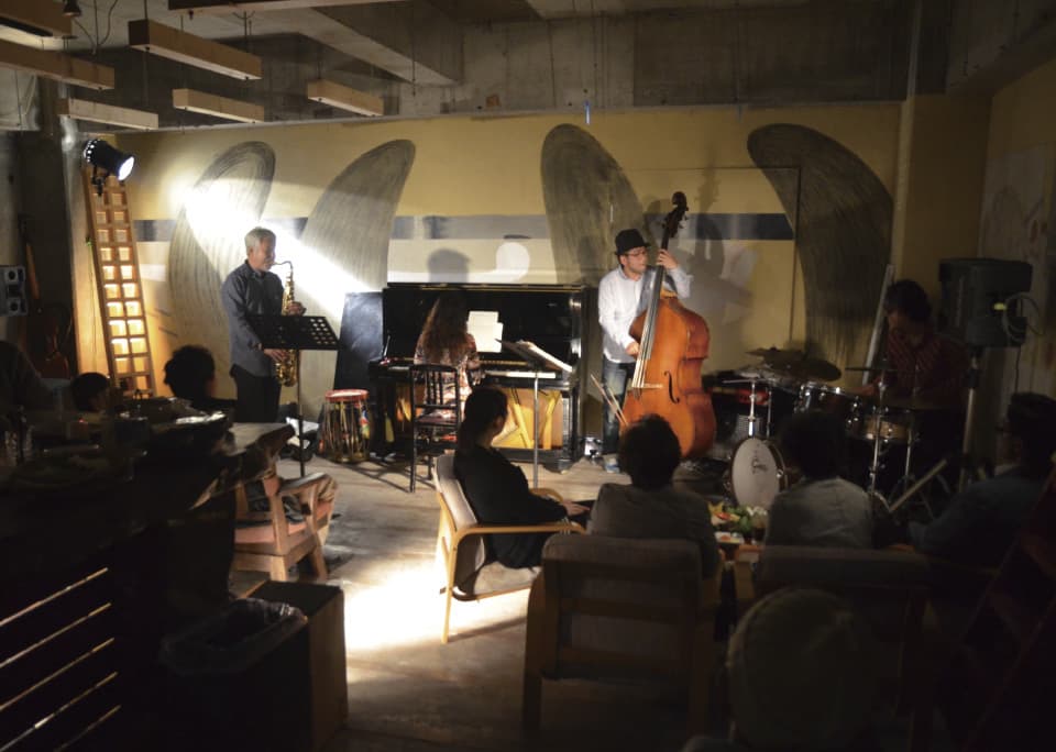 Meeting again with your old friends, jam session.