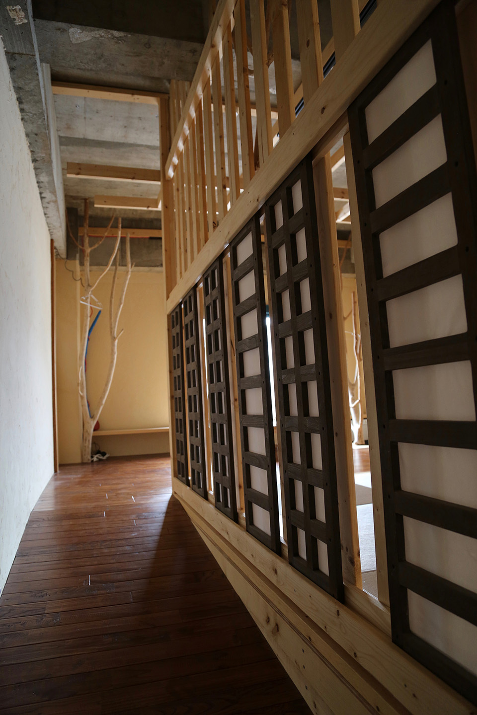 掘りごたつのある部屋　入り口